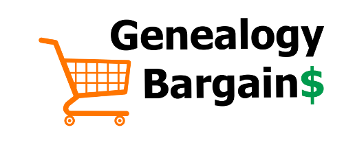 Save money on genealogy and family history products and services at Genealogy Bargains