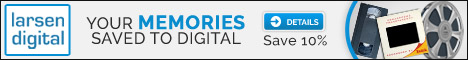 Save up to 15% on digital conversion of home movies, photos and more at Larsen Digital Services via Genealogy Bargains