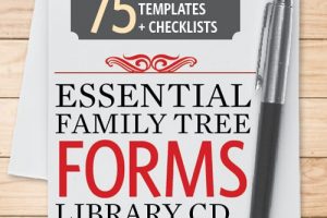 Essential Family Tree Forms Collection, Volume 1 CD: Organize your research with these downloadable genealogy forms, including family tree templates online record forms to preserve your ancestry.