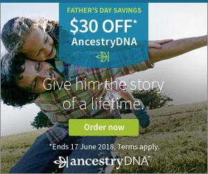 Save $30 CAD on Ancestry DNA Canada - "Show Dad the origins of his Awesomeness. Father's Day Savings: $30 CAD off Ancestry DNA Canada!"