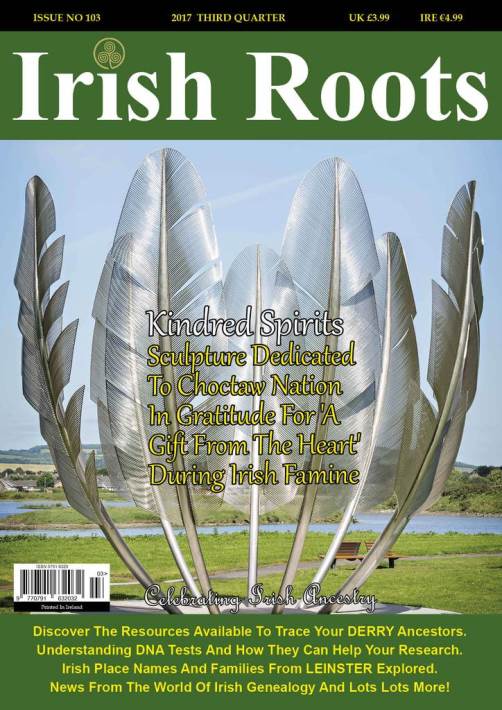 Learn how you can get your FREE ISSUE of Irish Roots Magazine - the 'go to' publication for Irish family history research.