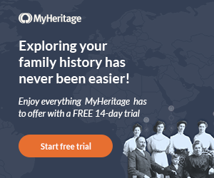 Having trouble finding success with your genealogy research? Ready to make the leap to MyHeritage? Here's a way to try MyHeritage Complete for FREE and also save 50%!
