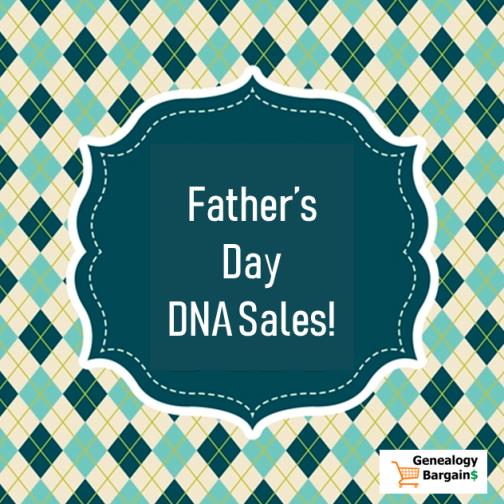 Right now through Monday, June 17th you can get a basic autosomal DNA test for genealogy research at one of the lowest prices of the year! Whether it's a gift for Father's Day or lots of tests for an upcoming family reunion, don't miss this sale!