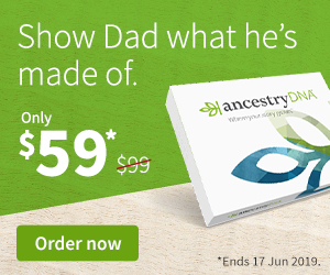 Day Sale: AncestryDNA Just $59 USD 
