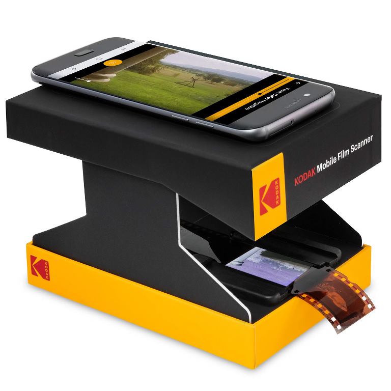 KODAK Mobile Film Scanner uses your mobile phone to scan slides and film!