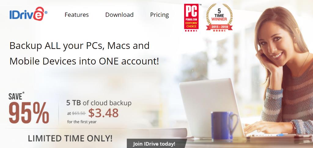 95% off iDrive automatic online backup! Regularly $69.50 USD per year, you get the first year of 5TB cloud storage for just $3.48 USD! Once you've scanned all those family photos, you need to have a data backup right? This is a “set it and forget it” program like Carbonite but much better: you can backup your mobile devices and even Facebook images! Offer valid through Tuesday, March 31st!