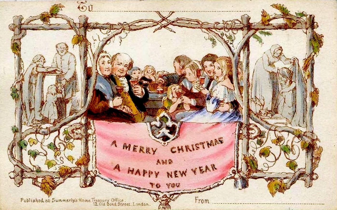The first Christmas card was commissioned by Sir Henry Cole and illustrated by John Callcott Horsley in London on May 1, 1843. Since that time, people across the globe have been sending and receiving Christmas cards as part of the Christmas season. This tradition of sending cards has always been a way of communicating with family and friends. Many people write messages in their cards or send photographs.
