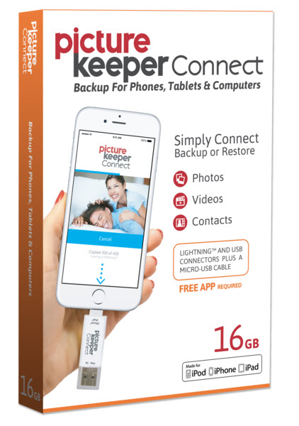 I was recently asked to review the Picture Keeper Connect device to backup digital photos and guess what? I LOVE IT! I already use the regular Picture Keeper device to backup the digital images on my computer (and to look for duplicates). But I didn't have an easy way to backup photos on my iPhone. That's why the Picture Keeper Connect is just what I need right now!