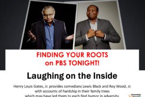 Henry Louis Gates, Jr. provides comedians Lewis Black and Roy Wood, Jr. with accounts of hardship in their family trees which may have led them to each find humor in adversity.