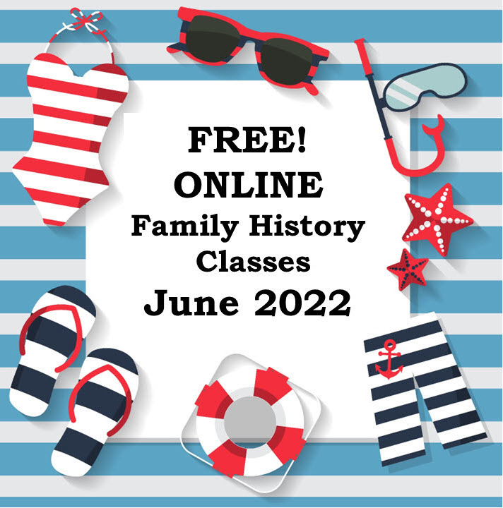 Free Family History Library Classes & Webinars for June 2022 including a 2-day series on Welsh genealogy, two specific classes on Chinese research, Tracing African American Ancestors: Records of the Freedmen’s Bureau. Visit https://www.familysearch.org/en/newsroom/family-history-library-webinars-june-2022 to register TODAY! #ad #webinars