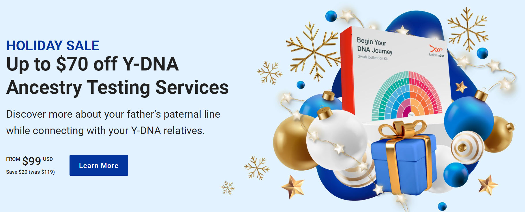 There are even more savings when you purchase these Y-DNA test kits at FamilyTreeDNA! VIEW DETAILS