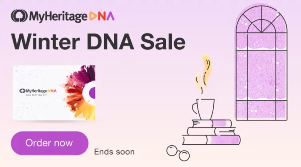 Whether you’ve been thinking of taking a DNA test for a while or are just starting to toy with the idea, you won’t want to miss our Winter DNA Sale. The MyHeritage DNA test covers 2,114 geographic regions — more than any other test — and thanks to the sale, you can now order as many DNA kits as you want at an awesome low price! You’ll also get free shipping when ordering 2 or more kits.