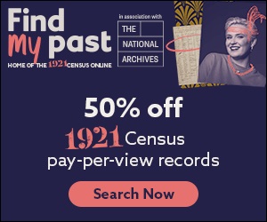 Get to know your 1920s relatives a little better with half price access to the 1921 Census of England and Wales. From now until Tuesday, you can access records written by your own ancestors for as little as €2.05 on a pay-per-view basis. Hurry, this offer ends at 23:59 on Tuesday 28 February 2023.