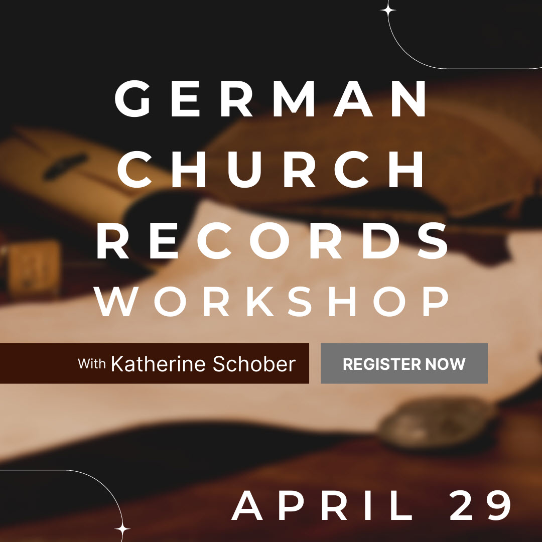 Overwhelmed by German church records, but excited to know the details of your German ancestors’ lives? Then the German Church Records Workshop from Germanology Unlocked is for you! In this three-hour workshop, you’ll learn all you need to know about working with church records. We’ll do a case study of one column church record and one paragraph church record, leaving you prepared, confident, and excited to work with both types of records on your own!