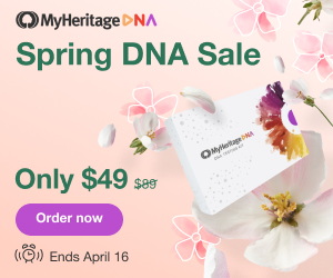 EXTENDED! STOCK UP during the Spring DNA Sale at MyHeritage – Just $49 USD!