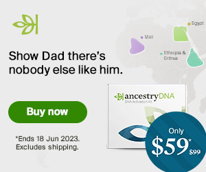 More original than one of Dad’s ‘signature’ ties. “Give the world’s greatest Dad our best DNA experience yet. Now with greater details and new features, Dad can get a richer view of his story and discover what he’s made of.” Get the world’s most popular DNA test kit and pay just $59*! Sale valid through Tuesday, June 20th.