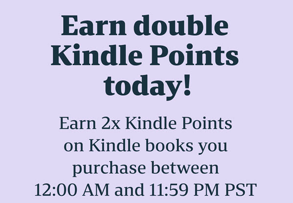 Amazon Kindle Rewards is offering DOUBLE POINTS Sunday January 28th! Here are some genealogy and DNA books in Kindle format!