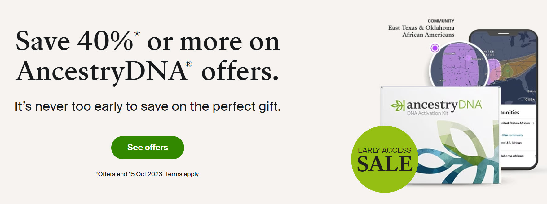 AncestryDNA Early Access Sale - Start Your Holiday Shopping NOW!