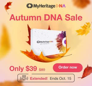 MyHeritage Autumn DNA Sale