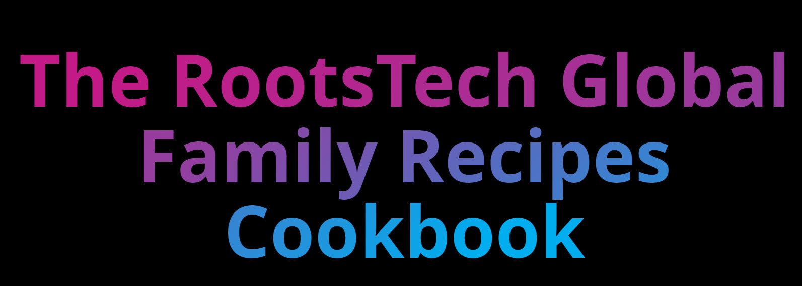 RootsTech Global Family Recipe Cookbook: How to Participate