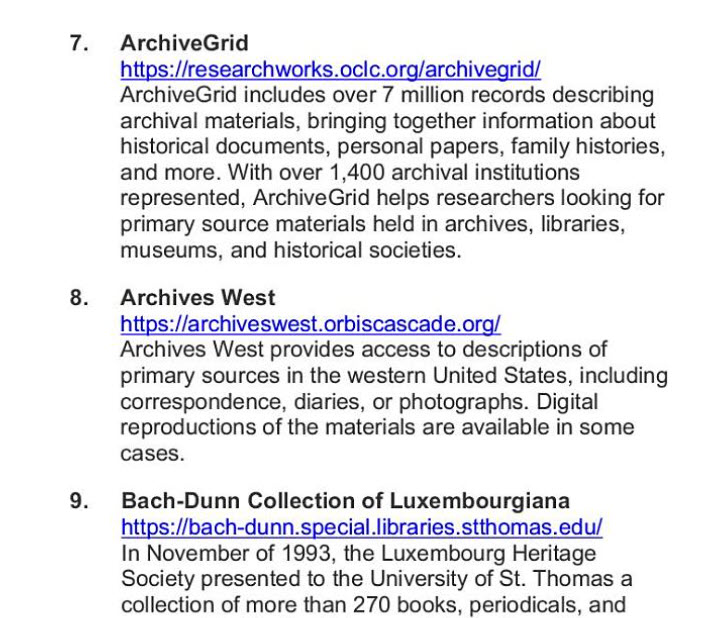 500 Amazing Online Archives and Digital Collections - US Edition - What's Inside