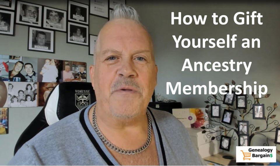 How to Gift yourself an Ancestry membership and SAVE BIG ... up to 50% off!