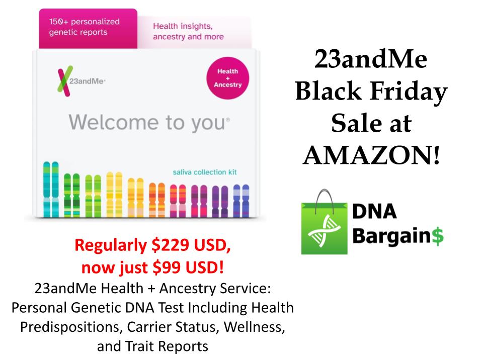 Best DNA Black Friday Sales: Amazing Savings Up to 57% on 23andMe via Amazon!