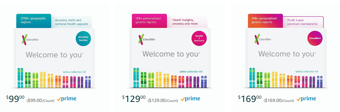Amazon 23andMe Holiday Sale: Get up to 44% off a variety of 23andMe personal DNA test kits at Amazon!
