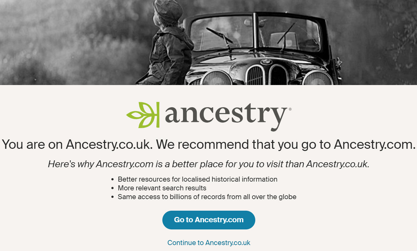 Ancestry FREE ACCESS UK Wartime Records: Access for US Residents