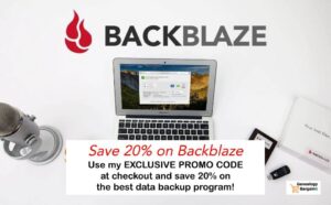Genealogy Cyber Weekend Roundup! Backblaze Computer Backup! 2023 Cyber Sale - Save 20%!
