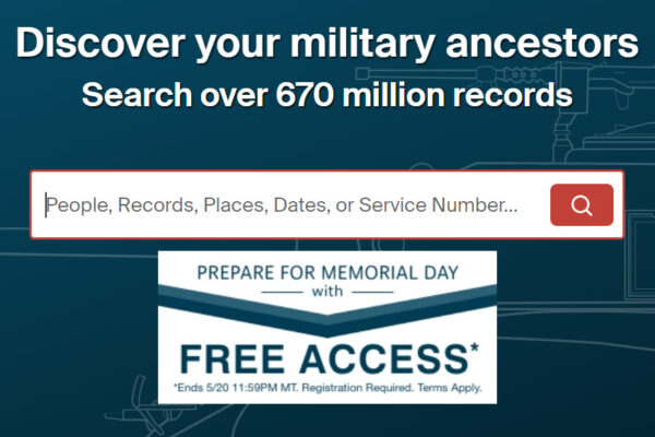 Fold3 FREE ACCESS to Over 670 MILLION Records!