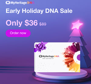 MyHeritage Early Holiday DNA Sale – Save 55% NOW!