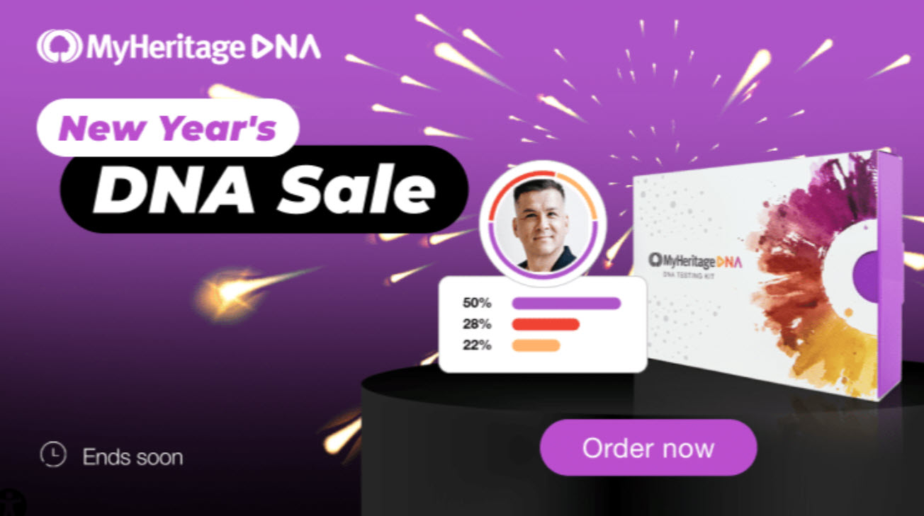 MyHeritage DNA New Year Sale - Uncover the secrets in your DNA