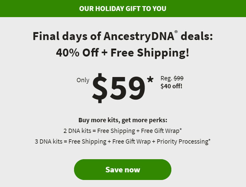 National Free Shipping Day 2023: AncestryDNA