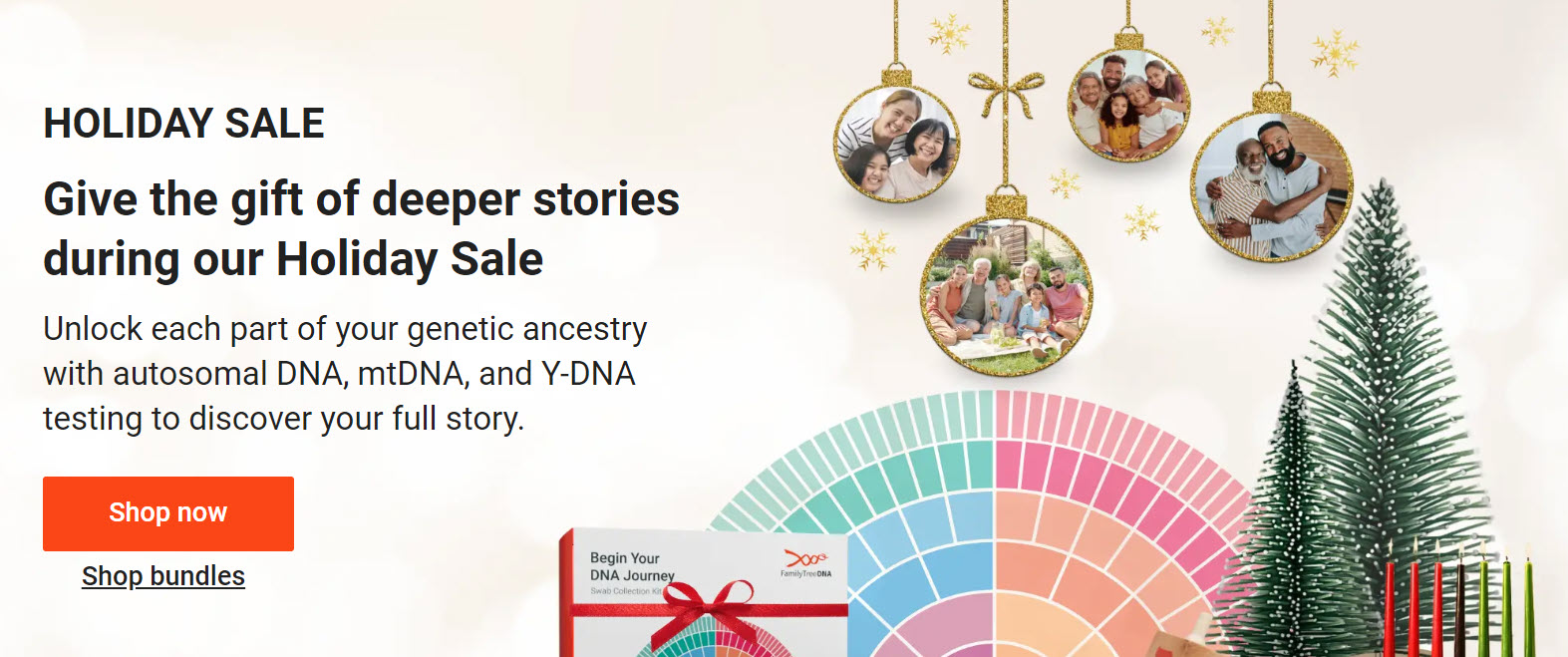 FamilyTreeDNA Holiday Sale - Amazing Savings on ALL DNA Test Kits!