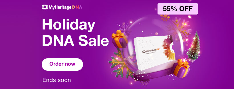 MyHeritage Holiday DNA Sale December 2023 - Just $36 USD!