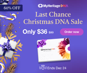 MyHeritage Last Chance Christmas DNA Sale