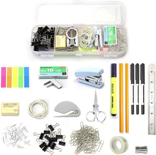 National Shop for Travel Day 2024:  Ashfield 136 Pcs Office Supplies Set with Desk Organizer