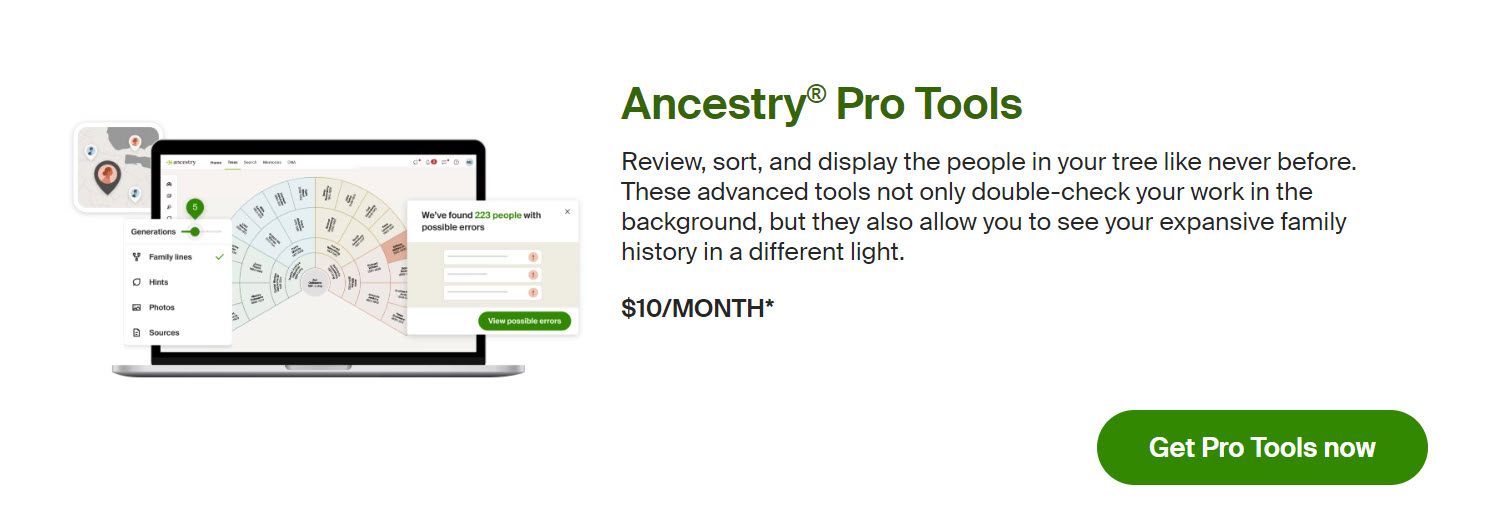 Price Increases for 2024: Ancestry® Pro Tools