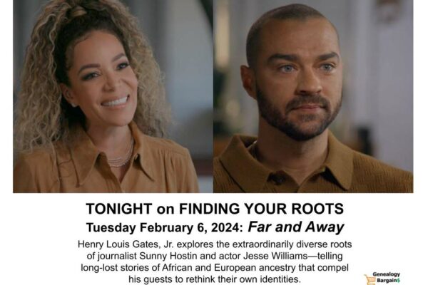 Sunny Hostin and Jesse Williams on Finding Your Roots TONIGHT