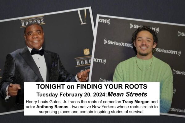Tracy Morgan and Anthony Ramos on Finding Your Roots TONIGHT