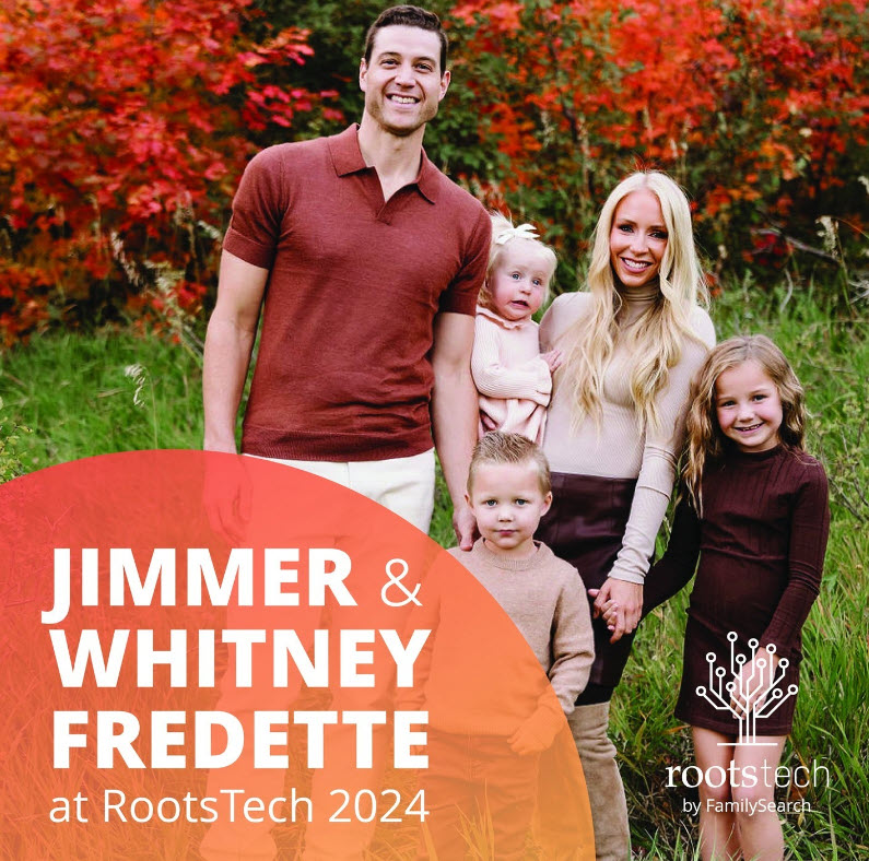 Jimmer Fredette at RootsTech 2024 - Keynote Speaker!