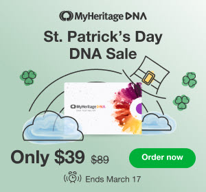 MyHeritage DNA St Patricks Day Sale