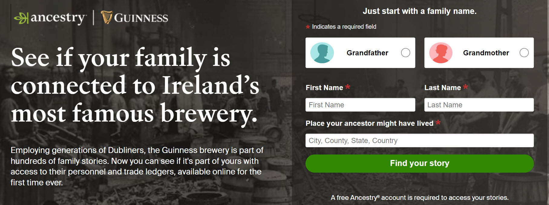 Searching for Irish Ancestry? FREE ACCESS to Irish Records at Ancestry