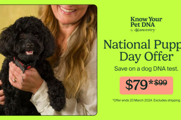 Ancestry National Puppy Day Sale!