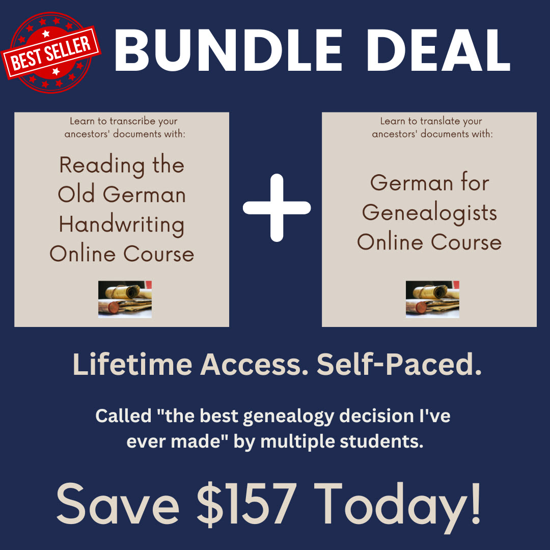 Got German Ancestors? Save up to $150 USD on courses during the Germanology Unlocked RootsTech 2024 Sale!
