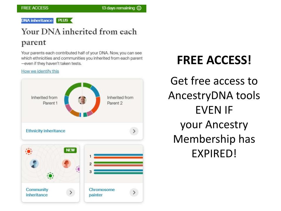 FREE AncestryDNA Tools - Ethnicity Inheritance, Community Inheritance, and Chromosome Painter