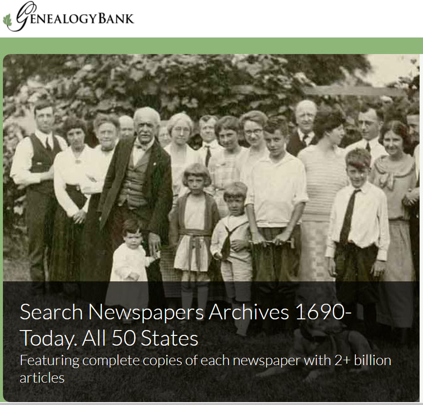 Search For Old Newspaper Archives Online - Save up to 54% at GenealogyBank