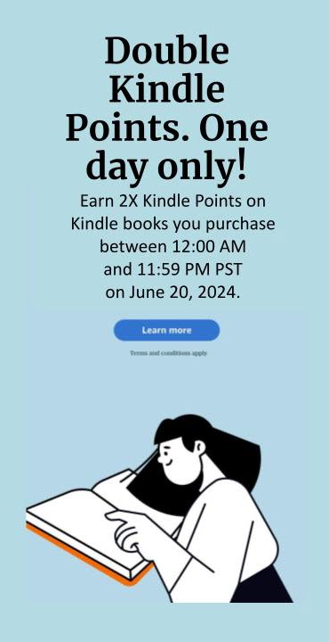 Amazon Kindle Rewards! DOUBLE POINTS Thursday June 20th! 