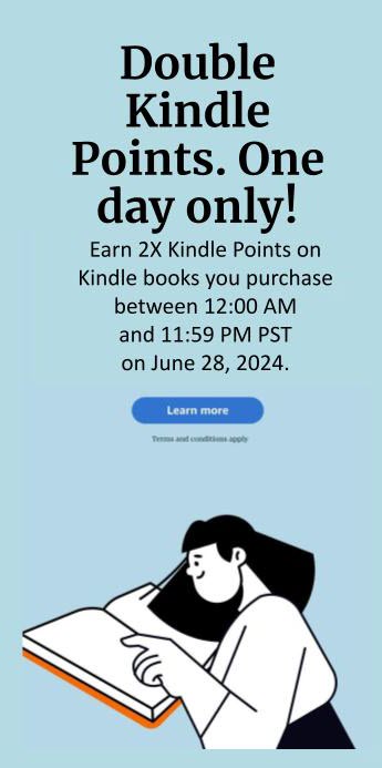 Amazon Kindle Rewards! DOUBLE POINTS Friday June 28th! 